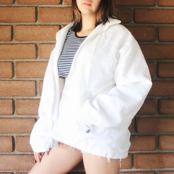 Vintage Figo Sportswear Oversized White Jacket - Picture 2 of 5